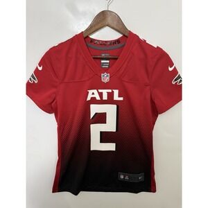 Women's Small Matt Ryan Alternate Nike On Field Jersey Red #2 Atlanta Falcons